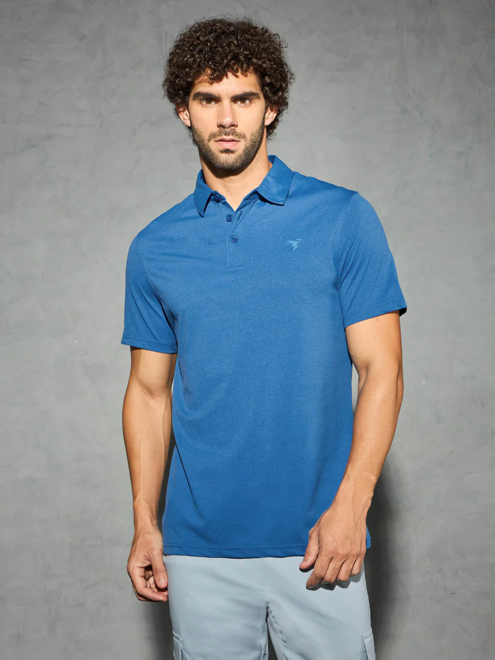 Men Solid Slim Fit Polo T-shirt