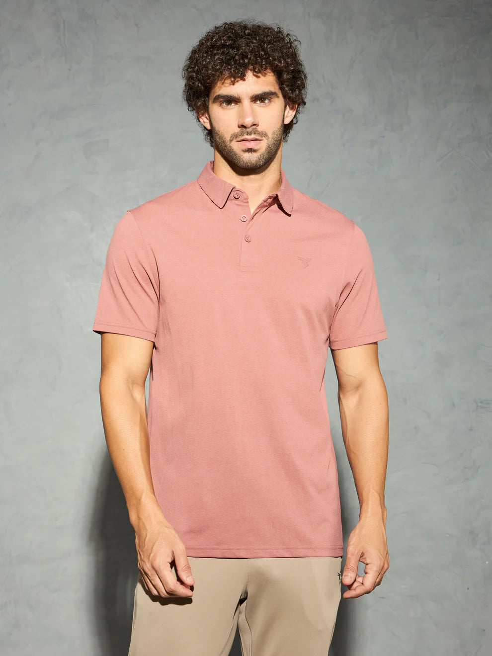 Men Solid Slim Fit Polo T-shirt