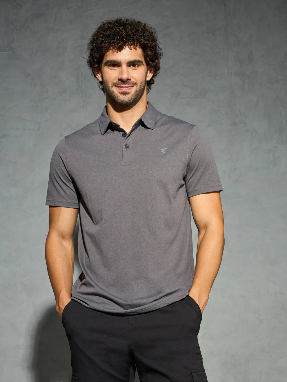 Men Solid Slim Fit Polo T-shirt